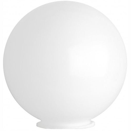 Basic Mléčné stínidlo pro zahradní lampu KULA 25 cm