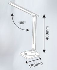 Basic Stolní lampa LED školní stolní lampa 8W CCT