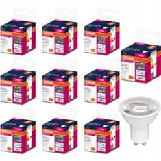 Basic 10x 6,9W 80W halogenová LED žárovka GU10 6500K OSRAM