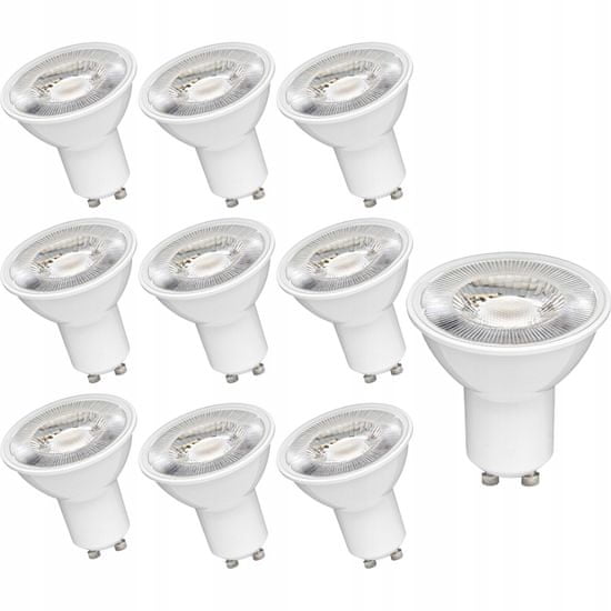 Basic 10x halogenová LED žárovka 6,9W 80W GU10 2700K OSRAM