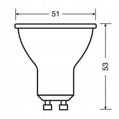 Basic 6x 6,9W 80W halogenová LED žárovka GU10 6500K OSRAM