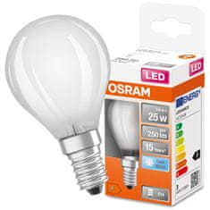 Basic LED žárovka E14 P45 3W 25W 4000K OSRAM STAR Retro