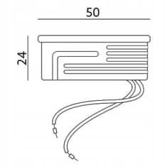 Basic 10x CARTRIDGE LED žárovka INSERT Modul 7W = 70W 6500K