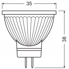 Basic LED žárovka GU4 MR11 3,2W 2700K STÍMATELNÁ OSRAM