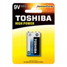 Basic Alkalická baterie TOSHIBA HIGH POWER 6LF22G 9V