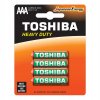 4x baterie TOSHIBA HEAVY DUTY FINGER R03 AAA