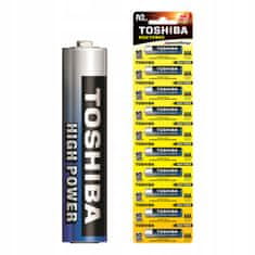 Basic Alkalické baterie TOSHIBA FINGERS LR03 AAA 10ks
