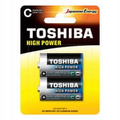 Basic Alkalické baterie TOSHIBA HIGH POWER LR14 C 2ks