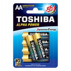 Basic Alkalické baterie TOSHIBA FINGERS LR6 AA 6 ks