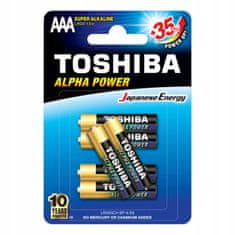 Basic Alkalické baterie TOSHIBA FINGERS LR03 AAA 6 ks