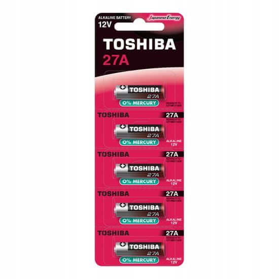 Basic 5x Alkalická baterie TOSHIBA 27A MN27 L828 A27