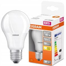 Basic LED žárovka E27 4,9W 40W 470lm 2700K Teplá OSRAM