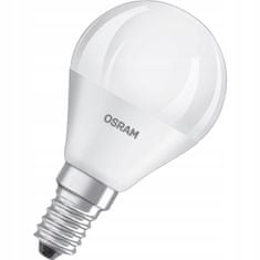 Basic LED kuličková žárovka E14 4,9W = 40W 470lm 4000K OSRAM