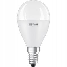 Basic LED kuličková žárovka E14 7W = 60W 806lm 2700K OSRAM