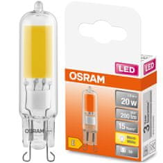 Osram LED žárovka COB G9 CAPSULE 1,8W = 20W 200lm 2700K Teplá bílá