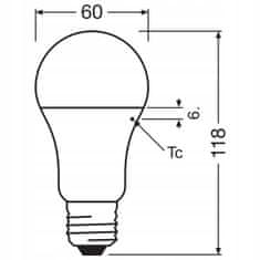 Osram LED žárovka E27 A60 13W = 100W 1521lm 4000K Neutrální bílá