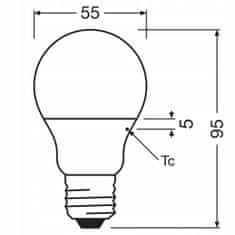 Basic LED žárovka E27 4,9W 40W 470lm 2700K Teplá OSRAM