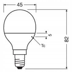 Basic LED žárovka E14 ANTIBACTERIAL 5,5W OSRAM 2700K