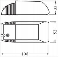 Basic Halogenový stmívač 35-105W OSRAM HTM