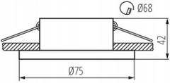 Basic HALOGEN Svítidlo GU10 ČERNÁ BÍLÁ