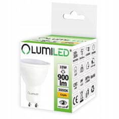 LUMILED LED žárovka GU10 PAR16 10W = 80W 900lm 3000K Teplá bílá 120°