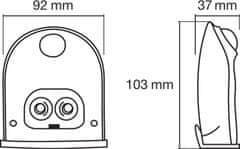 Basic 0,9W LED noční lampa se senzorem IP54 LEDVance