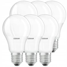 Basic 6x LED žárovka A60 E27 8,5W 60W 806lm 2700K OSRAM