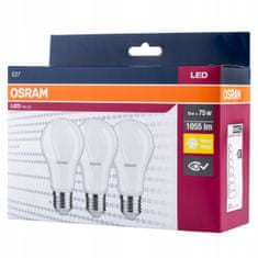 Basic 6x LED žárovka A60 E27 10W 75W 1055lm 2700K OSRAM