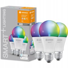 Basic 3x LED žárovka E27 9W RGB DIM SMART + WiFi LEDVANCE