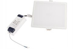 Basic LED PANEL 12W FLUSH LUMINAIRE CCT Smart WiFi DIM