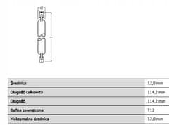 Basic HALOGENOVÉ vlákno R7S 120W 2220lm 2900K T12 OSRAM