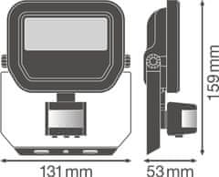 Basic LED světlomet MOTION SENSOR 10W 3000K Ledvance