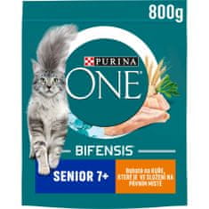 Purina ONE Senior 7+ kuře 8×800 g