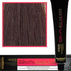 Loreal Professionnel DiaRichesse 50ml, barva na vlasy bez amoniaku 4,15