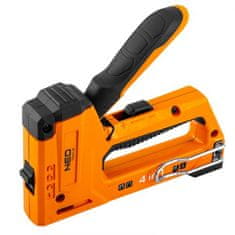 NEO TOOLS Multifunkční sešívačka 4v1 oranžová TOP-16-030