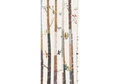 AG Design Ptáčci na stromech, vliesová fototapeta 90x202 cm