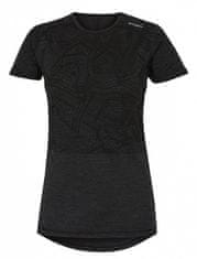 Husky Merino termoprádlo Dámské triko s krátkým rukávem černá (Velikost: L)