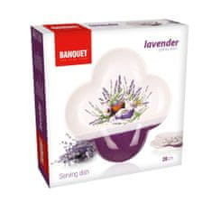 BANQUET Mísa servírovací čtyřlístek LAVENDER 26 cm, OK