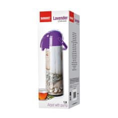 Banquet Termoska s pumpou CULINARIA LAVENDER 1,9 l, OK, sada 2 ks