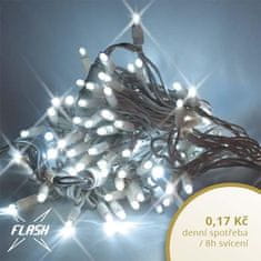 DecoLED DecoLED LED světelný řetěz FLASH, 5m, ledově bílá, 60 diod, IP67 SKFX005