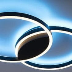PAUL NEUHAUS PAUL NEUHAUS Q-MARKO LED stropní svítidlo Smart Home černá kruhové stropní svítidlo ZigBee RGB plus 2700-5000K