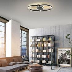 PAUL NEUHAUS PAUL NEUHAUS Q-MARKO LED stropní svítidlo Smart Home černá kruhové stropní svítidlo ZigBee RGB plus 2700-5000K