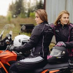 W-TEC Dámské moto kalhoty Kaajla Barva černo-bílá, Velikost S