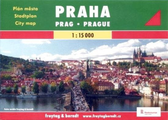 Praha kapesní plán 1:15 000