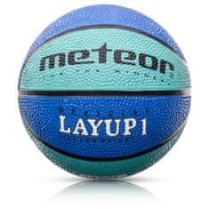 Meteor Basketbalový míč LAYUP vel.1, modrý D-383