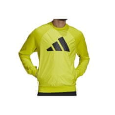 Adidas Mikina žlutá 182 - 187 cm/XL Sportswear Fabric Block Sweatshirt