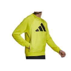 Adidas Mikina žlutá 182 - 187 cm/XL Sportswear Fabric Block Sweatshirt