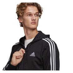 Adidas Mikina černá 164 - 169 cm/S Essentials Fullzip Hoodie