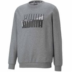 Puma Mikina šedá 182 - 187 cm/L Power Logo