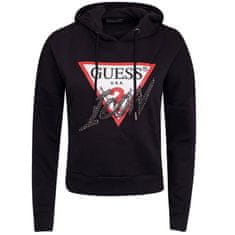 Guess Mikina černá 158 - 162 cm/XS W2BQ17KB683 Jblk